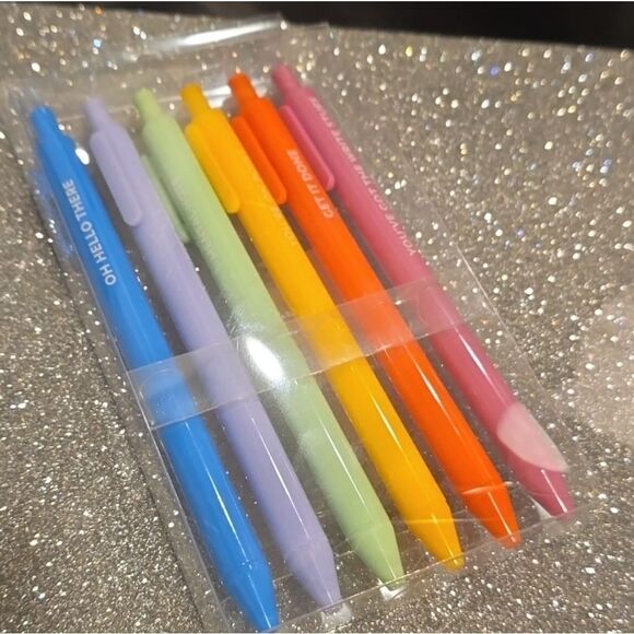 Celebrate It 6-PK Printed Pen Set - Picture 4 of 4